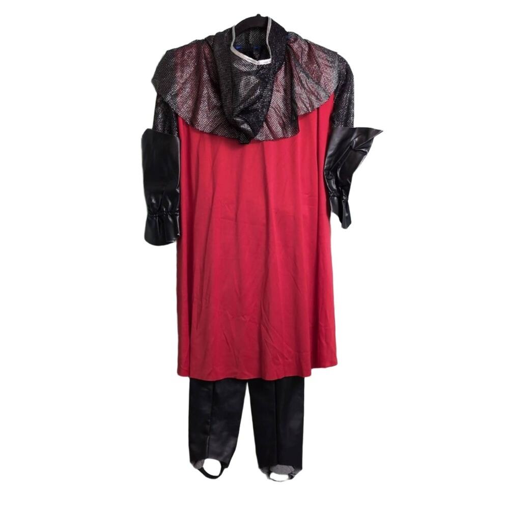 JAZGROM Kids Blue Knight Costume Hood Cape Tunic Belt Pants Medieval S - Picture 8 of 16